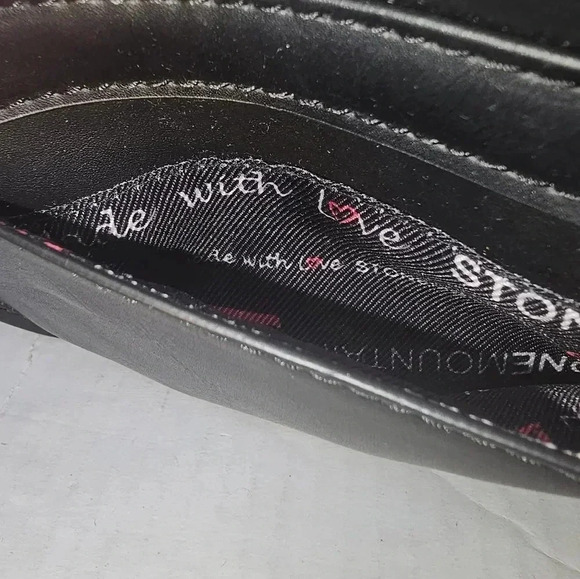 Stone Mountain‎ Mini Black Leather Crossbody/Handbag - Picture 7 of 11